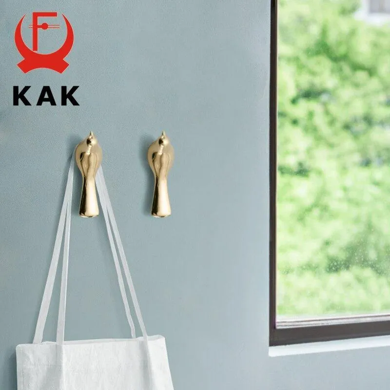 Mode Dekoration Wandhaken Gold Schrank Knöpfe und Griffe Kommode Knöpfe zieht Hut Tasche Hängende Haken Wandschrank Hardware (Gold)