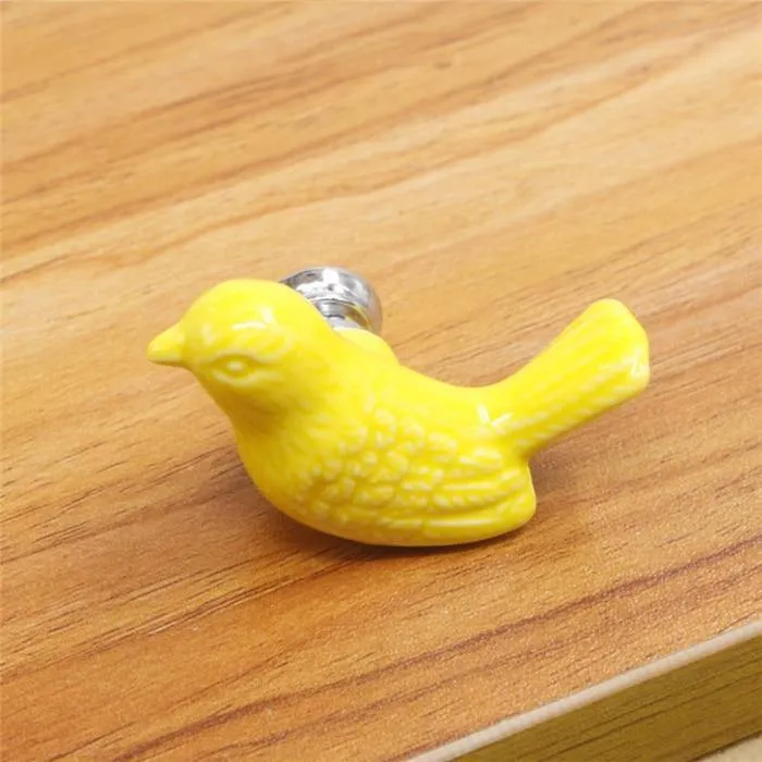 Keramik Frieden Taube Schublade Knöpfe 3D Cartoon Vogel Schrank Schrank Griffe Neuheit Kreative Mode Möbel Griffe Hardware