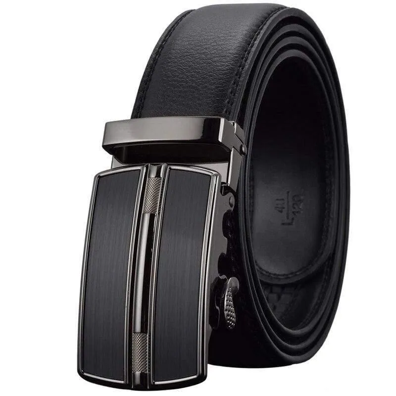 Herrengürtel Luxus-Automatikschnalle Echtlederarmband Schwarz Braun Für Herrengürtel Designermarke Hohe Qualität