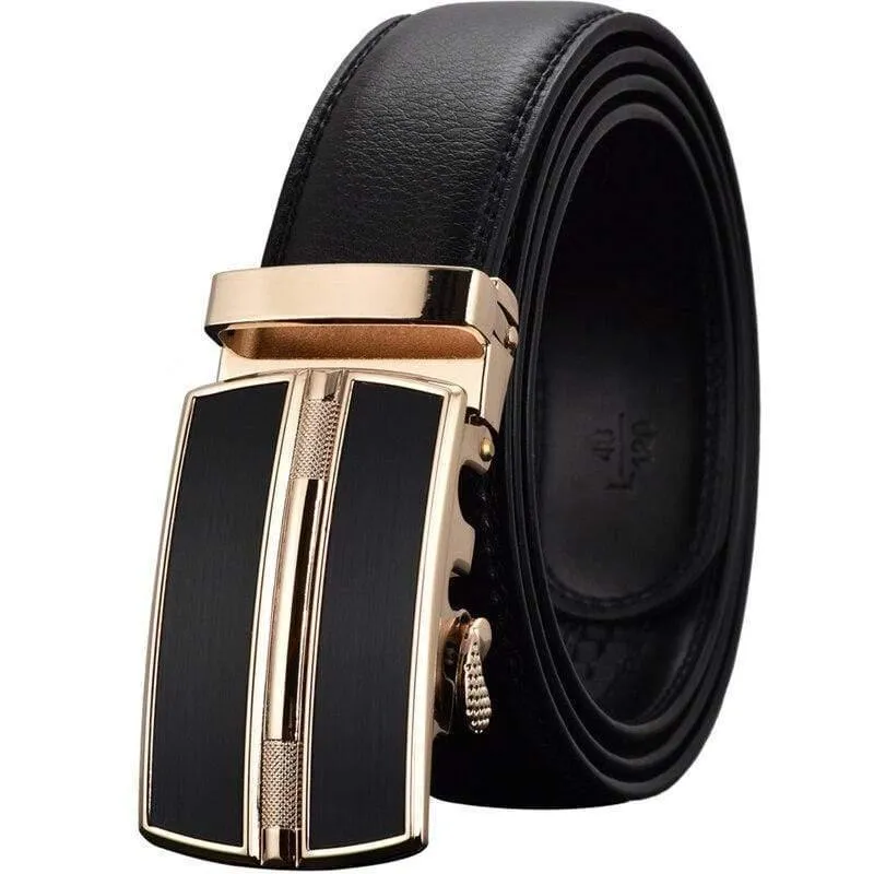 Herrengürtel Luxus-Automatikschnalle Echtlederarmband Schwarz Braun Für Herrengürtel Designermarke Hohe Qualität