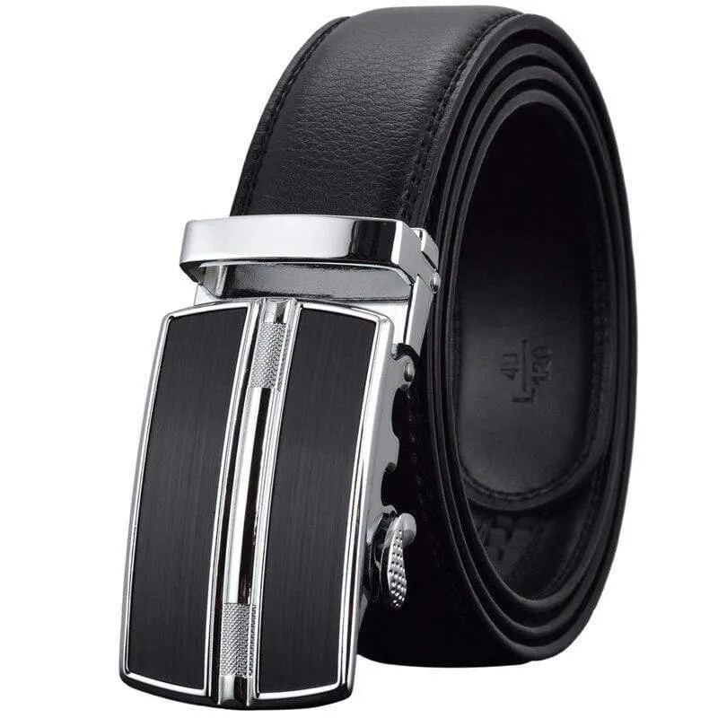 Herrengürtel Luxus-Automatikschnalle Echtlederarmband Schwarz Braun Für Herrengürtel Designermarke Hohe Qualität