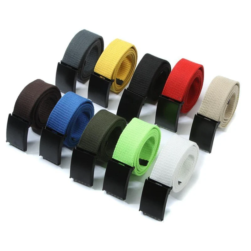 Männer Gürtel Mode Unisex Armee Taktische Taille Gürtel Jeans Männlichen Casual Luxus Leinwand Gurtband Bund Ceinture Femme