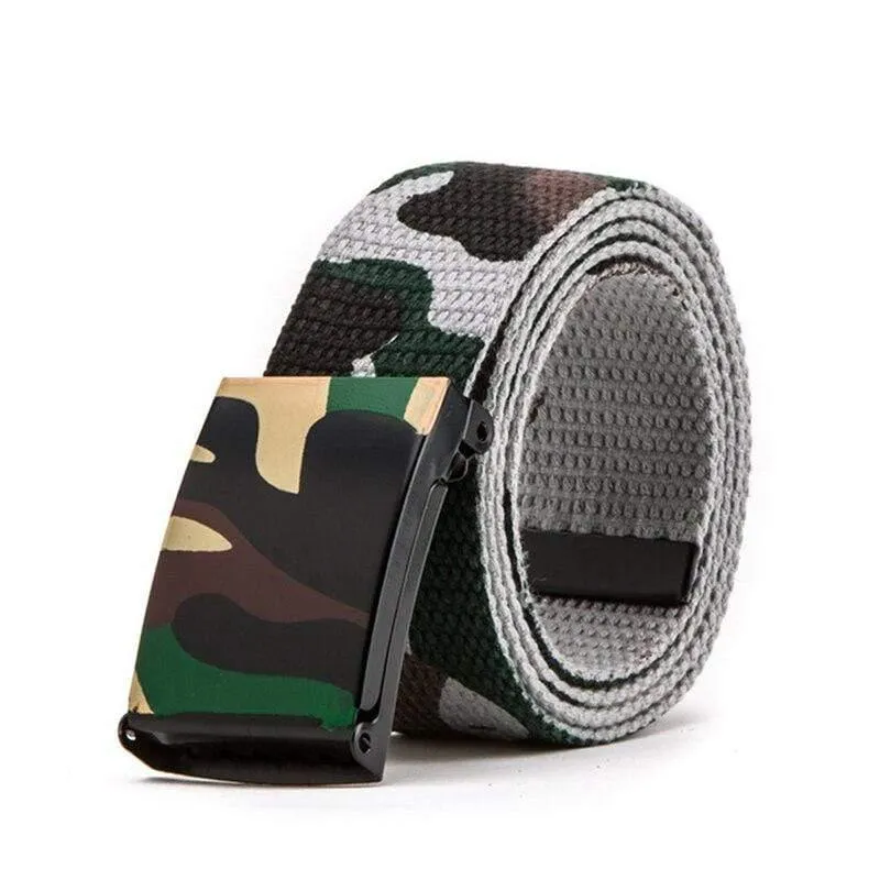 Männer Gürtel Mode Unisex Armee Taktische Taille Gürtel Jeans Männlichen Casual Luxus Leinwand Gurtband Bund Ceinture Femme
