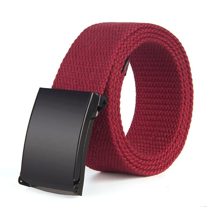 Männer Gürtel Mode Unisex Armee Taktische Taille Gürtel Jeans Männlichen Casual Luxus Leinwand Gurtband Bund Ceinture Femme
