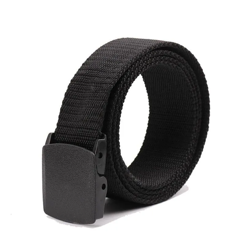 Militär Männer Gürtel Frau Armee Gürtel Taktisch Breite Taille Gürtel Kunststoff Schnalle Leichtgewicht Schwarz Gürtel Nylon Reise 120cm 130cm