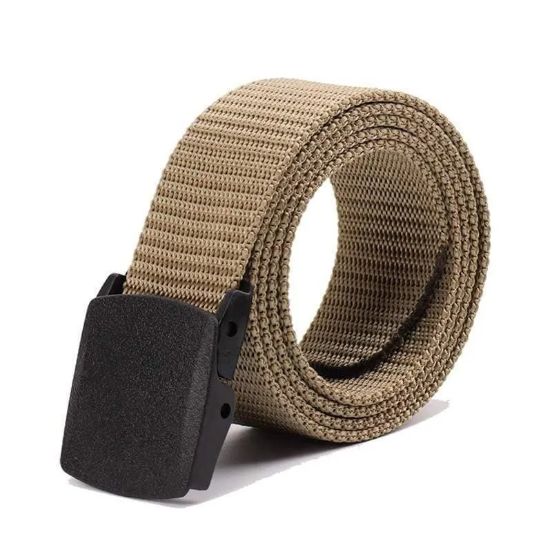 Militär Männer Gürtel Frau Armee Gürtel Taktisch Breite Taille Gürtel Kunststoff Schnalle Leichtgewicht Schwarz Gürtel Nylon Reise 120cm 130cm