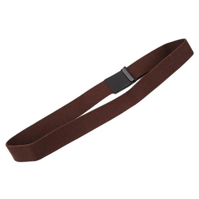 Männer Gürtel Unisex Männlich Casual Schnalle Gürtel Leinwand Gurtband Taille Armee Taktische Taille Gürtel
