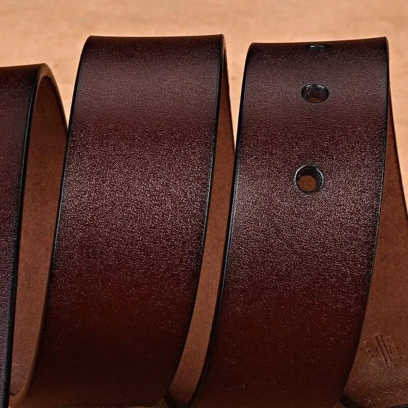 150 170cm Genuine Leder Herren Freizeitgürtel Retro Pin Schnalle Gute Qualität Große männliche Gürtel Luxus Designer Gürtel Herren Geschenke