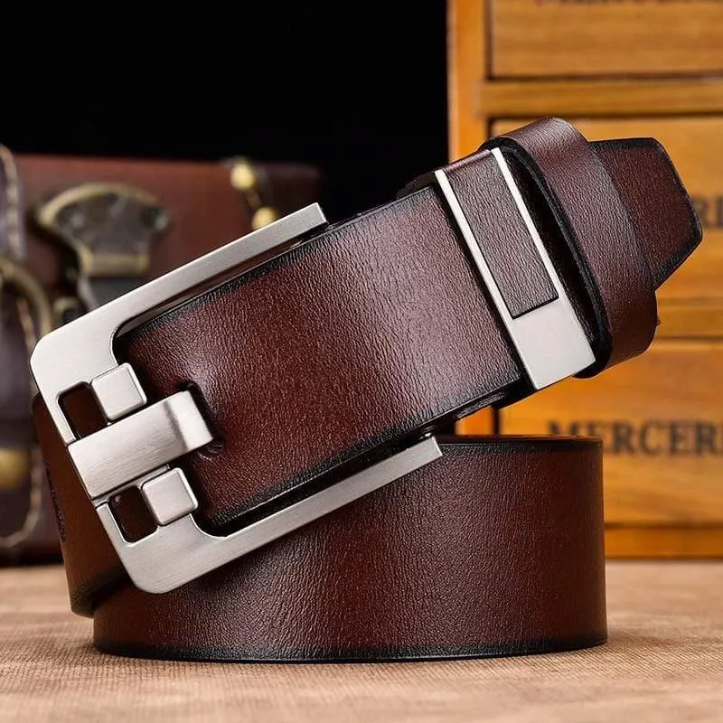 Männer Gürtel Männlich Hohe Qualität Leder Gürtel Männer Männlich Echtes Lederband Luxus Pin Schnalle Ausgefallene Vintage Jeans