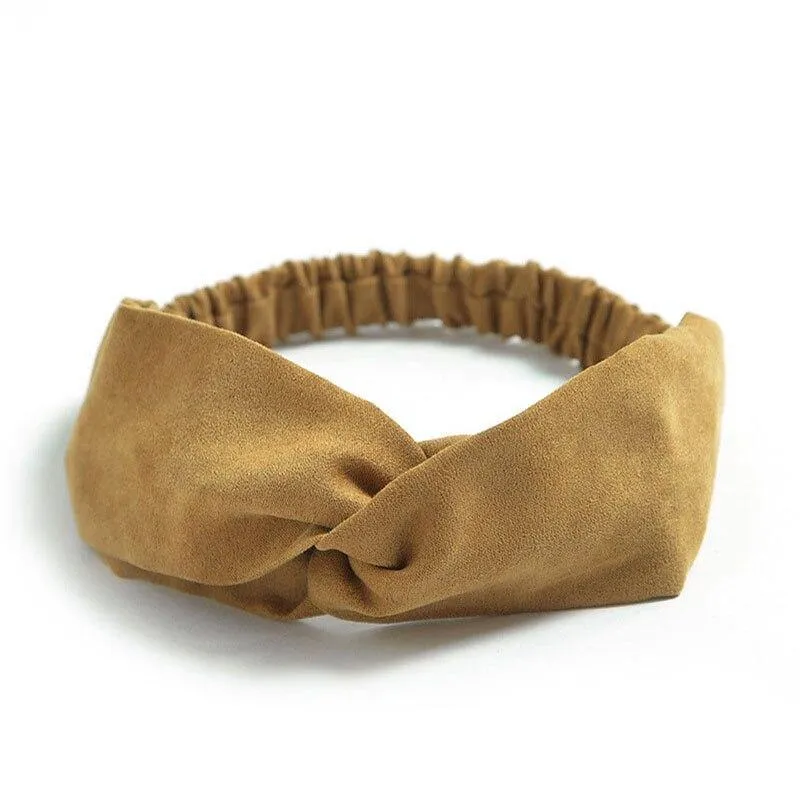 Big Wide Cotton Stirnband für Frauen Haarschmuck Mode einfarbige Haarbänder Korean Soft Head Band Mädchen Sport Turban
