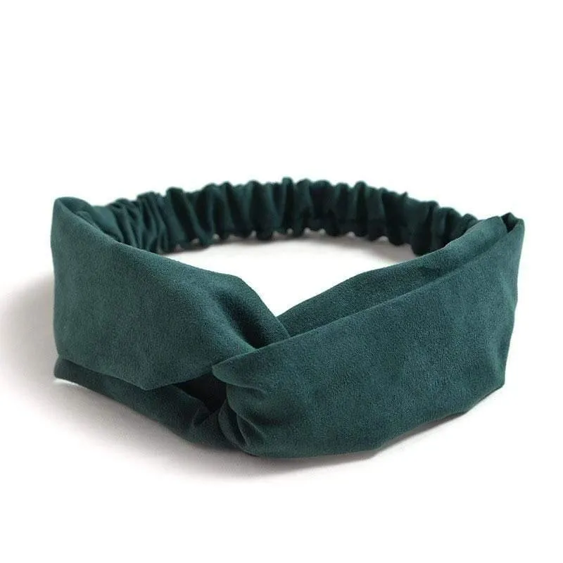 Big Wide Cotton Stirnband für Frauen Haarschmuck Mode einfarbige Haarbänder Korean Soft Head Band Mädchen Sport Turban