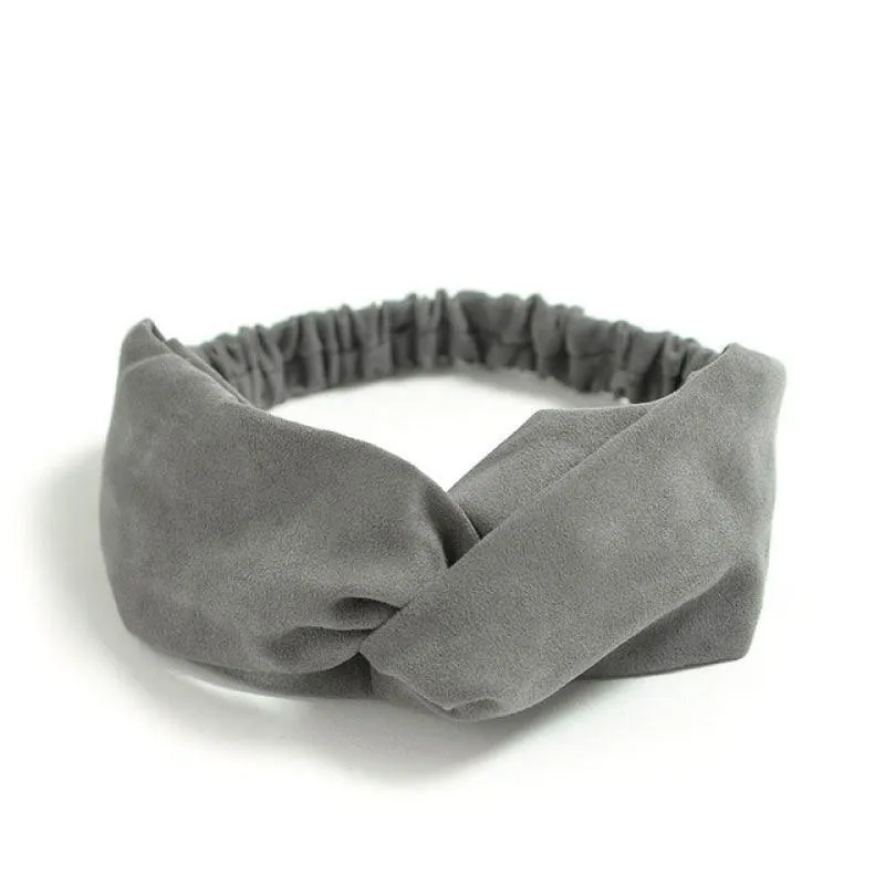 Big Wide Cotton Stirnband für Frauen Haarschmuck Mode einfarbige Haarbänder Korean Soft Head Band Mädchen Sport Turban