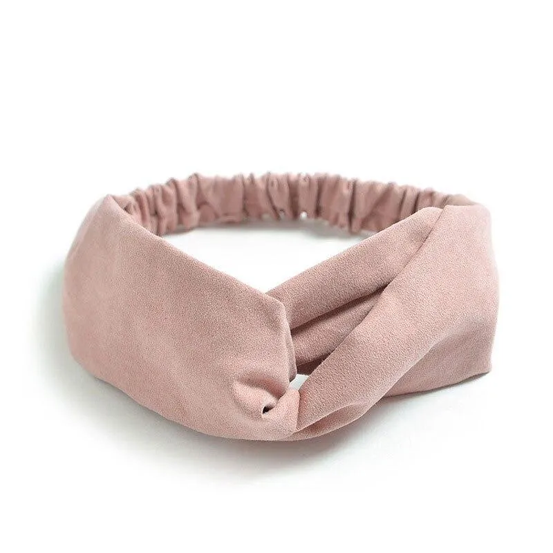 Big Wide Cotton Stirnband für Frauen Haarschmuck Mode einfarbige Haarbänder Korean Soft Head Band Mädchen Sport Turban