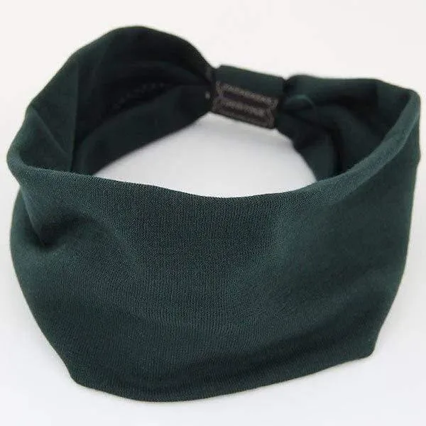 Big Wide Cotton Stirnband für Frauen Haarschmuck Mode einfarbige Haarbänder Korean Soft Head Band Mädchen Sport Turban
