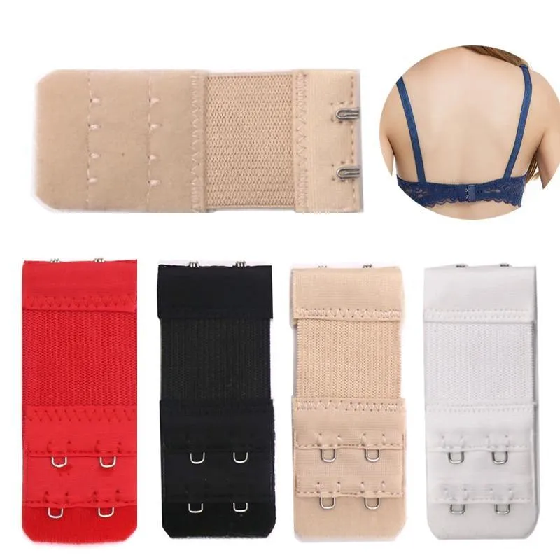 3PCS Bra Extenders Strap Buckle Extension 2 Reihen 2 Haken Verschlussgurte Frauen Bra Strap Extender Nähwerkzeug Intimates Zubehör