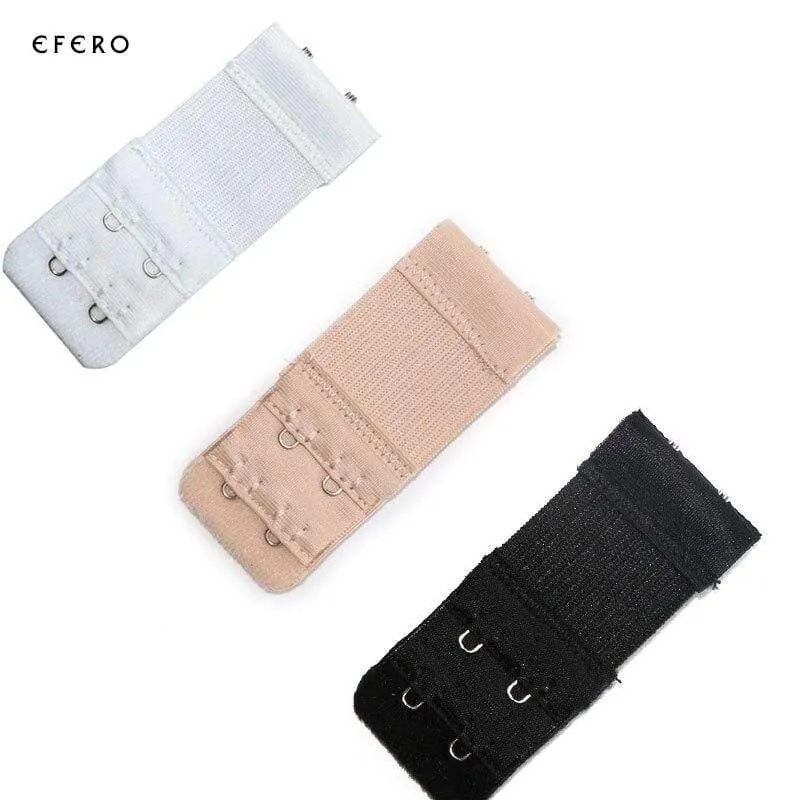 3PCS Bra Extenders Strap Buckle Extension 2 Reihen 2 Haken Verschlussgurte Frauen Bra Strap Extender Nähwerkzeug Intimates Zubehör