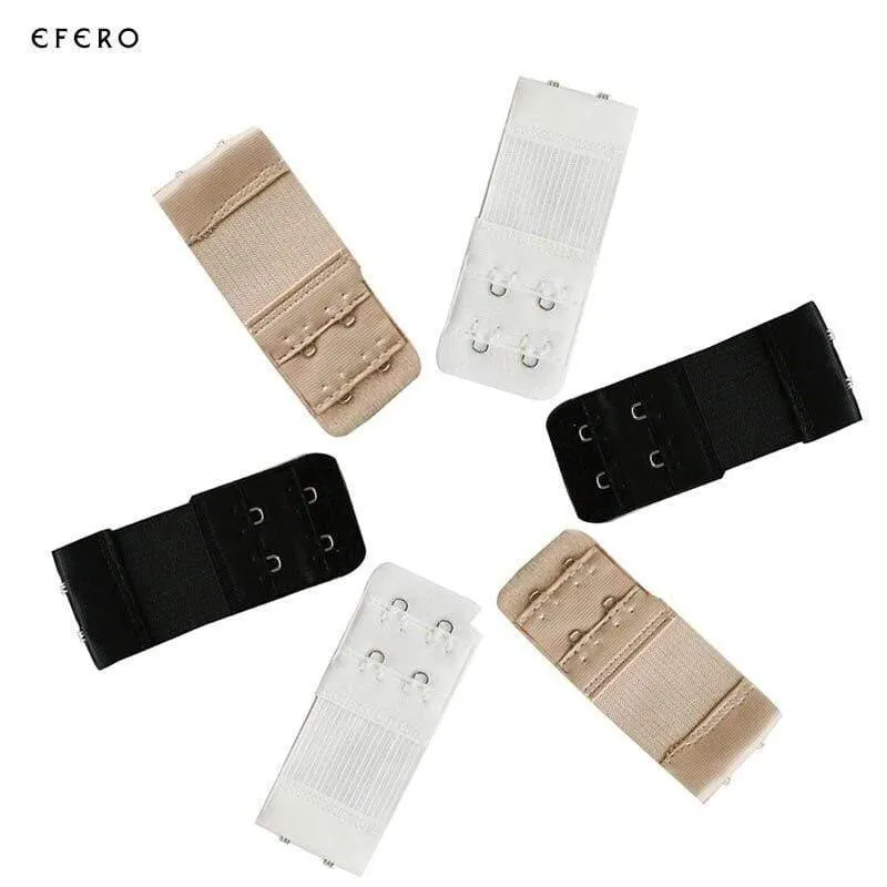 3PCS Bra Extenders Strap Buckle Extension 2 Reihen 2 Haken Verschlussgurte Frauen Bra Strap Extender Nähwerkzeug Intimates Zubehör