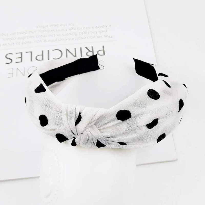 Mode Stoff geknotet Stirnband festes weiches HaarBand einfache reine Farbe Vintage Haarbügel für Frauen Mädchen Haarschmuck