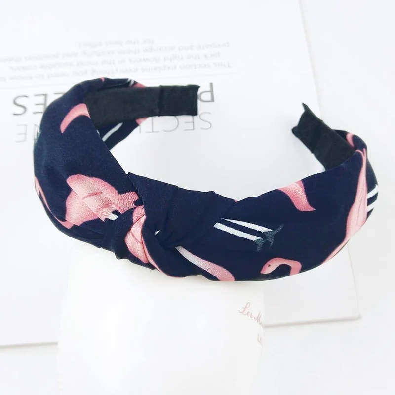 Mode Stoff geknotet Stirnband festes weiches HaarBand einfache reine Farbe Vintage Haarbügel für Frauen Mädchen Haarschmuck