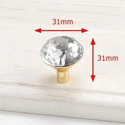 Luxus Diamant Kristall Griffe Schuh Box Schrank Griffe Schrank Tür Schublade Knöpfe Kleiderschrank Zieht Abzieher Mit Schrauben Hardware