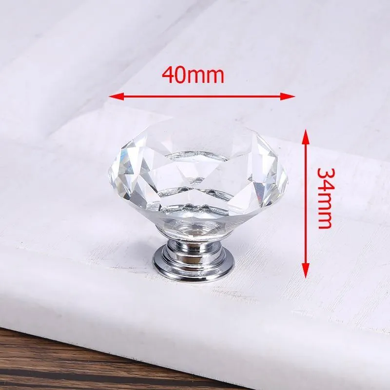 Luxus Diamant Kristall Griffe Schuh Box Schrank Griffe Schrank Tür Schublade Knöpfe Kleiderschrank Zieht Abzieher Mit Schrauben Hardware