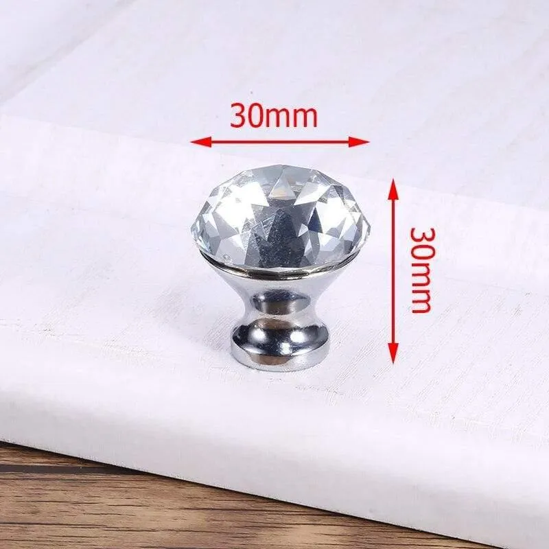 Luxus Diamant Kristall Griffe Schuh Box Schrank Griffe Schrank Tür Schublade Knöpfe Kleiderschrank Zieht Abzieher Mit Schrauben Hardware