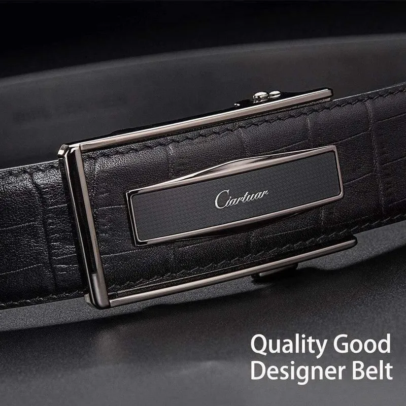 Ledergürtel Automatische Schnalle Gürtel Für Männer Echtes Leder Taille Männer Luxus Designer Gürtel Hohe Qualität Mode Strap