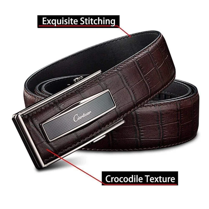 Ledergürtel Automatische Schnalle Gürtel Für Männer Echtes Leder Taille Männer Luxus Designer Gürtel Hohe Qualität Mode Strap