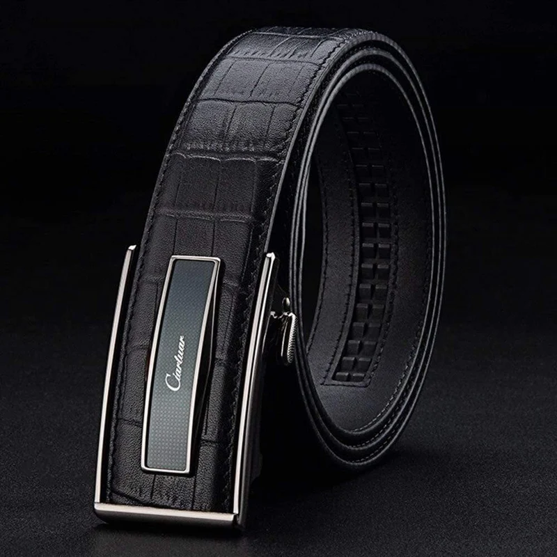 Ledergürtel Automatische Schnalle Gürtel Für Männer Echtes Leder Taille Männer Luxus Designer Gürtel Hohe Qualität Mode Strap