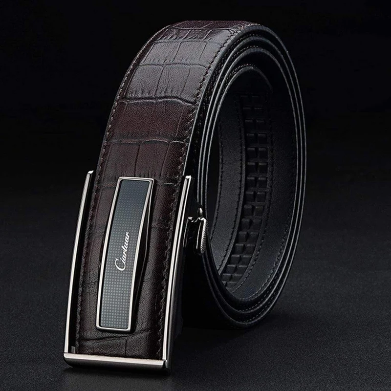 Ledergürtel Automatische Schnalle Gürtel Für Männer Echtes Leder Taille Männer Luxus Designer Gürtel Hohe Qualität Mode Strap