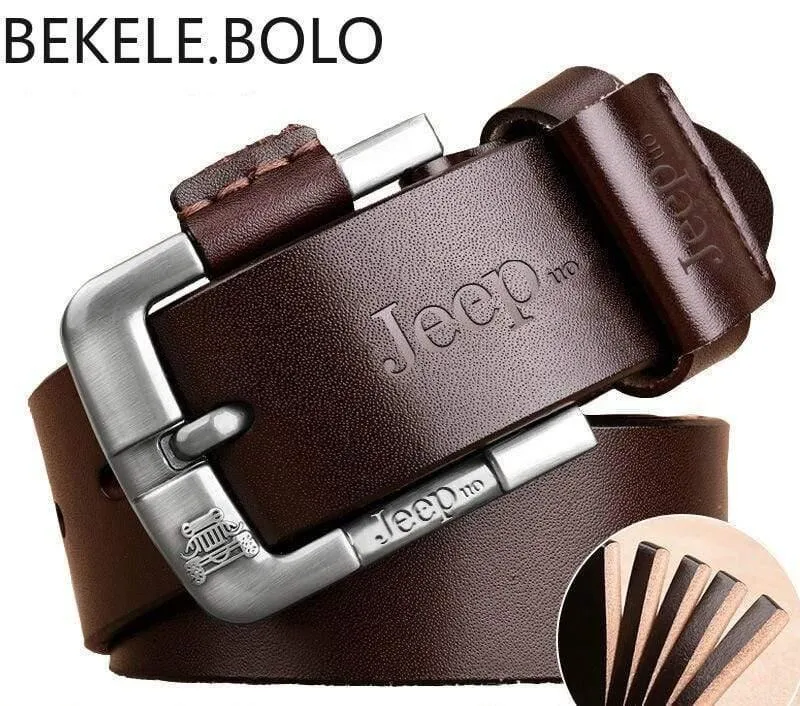Männer Hohe Qualität Echtes Leder Gürtel Luxus Marke Designer Gürtel Männer Mode Strap Jeans Klassische Schwarz Pin Schnalle Gürtel