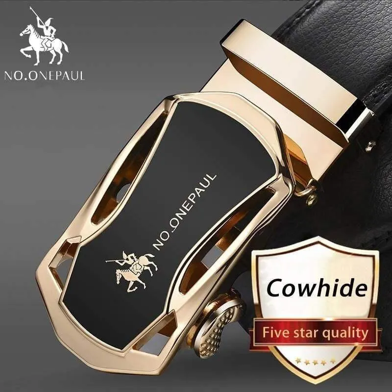 Mann Strap Cinturones Hombre Neue Ankunft Designer Echtes Leder Männer Gürtel Hohe Qualität Automatische Schnalle Gürtel ZDC11