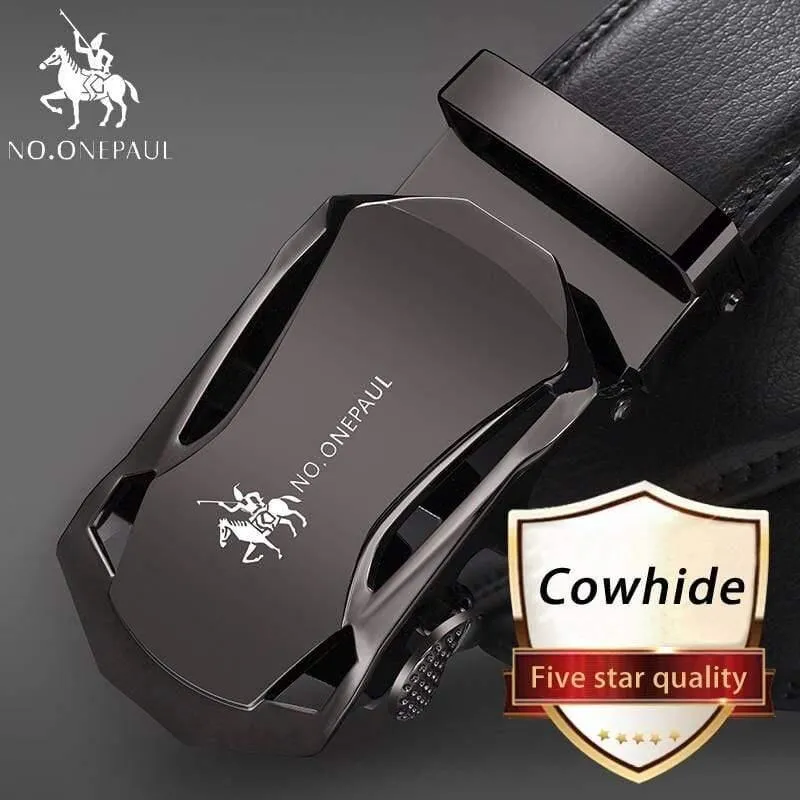 Mann Strap Cinturones Hombre Neue Ankunft Designer Echtes Leder Männer Gürtel Hohe Qualität Automatische Schnalle Gürtel ZDC11