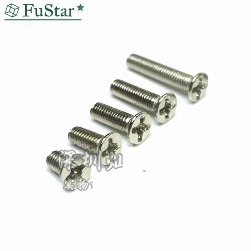 100 Stück / Los Schraube Flachkopf der M3-Serie mit Kappe M3 * 6 mm M3 * 8 10 12 mm M3 * 16 mm Großkopfnagel M3x 5 8 10 12 16 mm Heiß