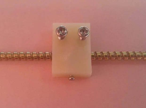 Durchmesser 3mm Gesamtlänge 120mm Miniaturschraube mit Mutternschieber Kleine Schraubenstange DIY Schraubengewinde