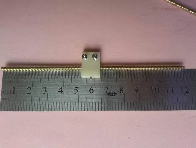 Durchmesser 3mm Gesamtlänge 120mm Miniaturschraube mit Mutternschieber Kleine Schraubenstange DIY Schraubengewinde