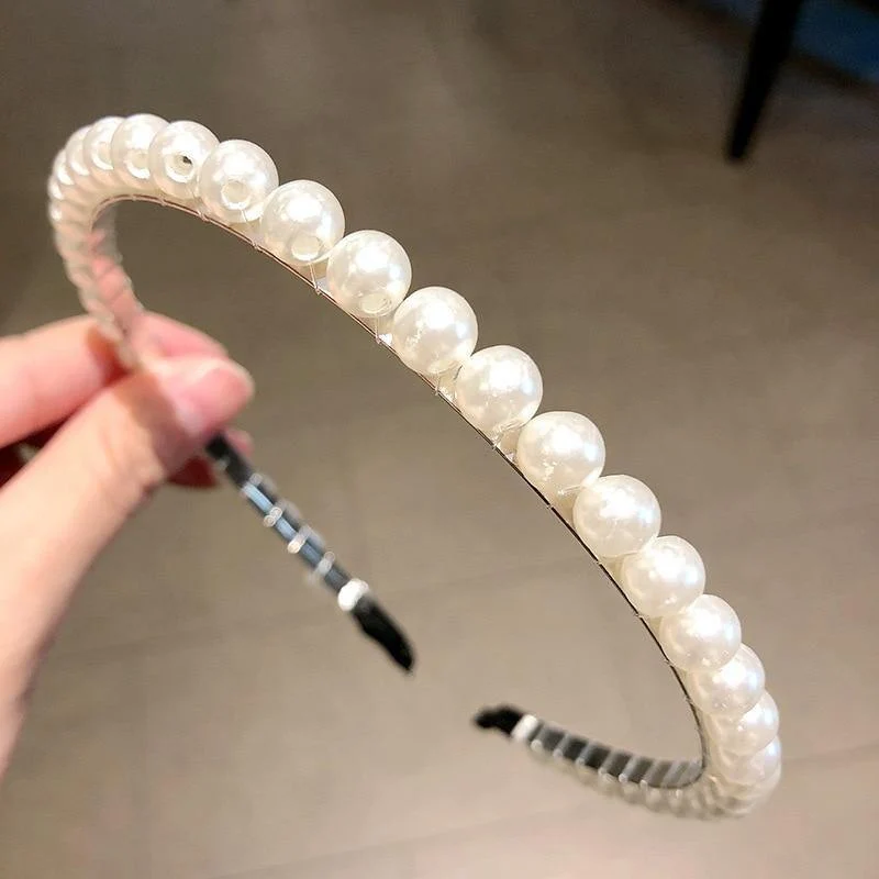 22 Stile Simulation Perle Haarbänder Frauen Haar Zubehör Koreanische Handgemachte Bogen Blume Hoops Stirnband Hochzeit Ornamente