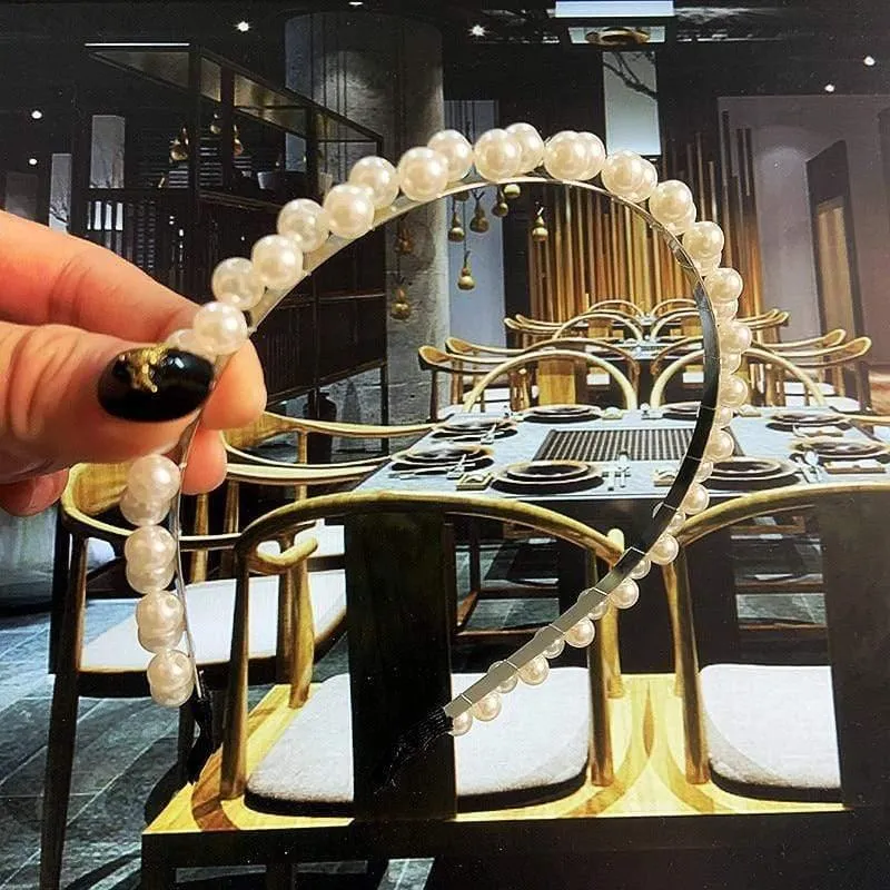 22 Stile Simulation Perle Haarbänder Frauen Haar Zubehör Koreanische Handgemachte Bogen Blume Hoops Stirnband Hochzeit Ornamente