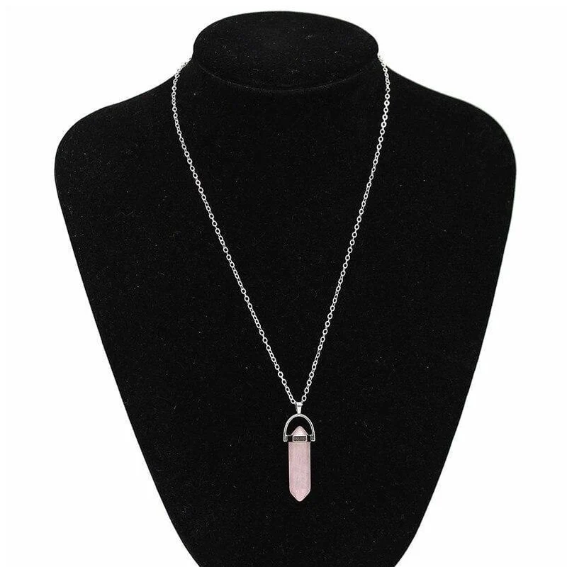 Crystal Bullet Style Choker Halskette Geschenk Frauen Lange Ketten Boho Anhänger Halskette Statement Zubehör Femme Neu