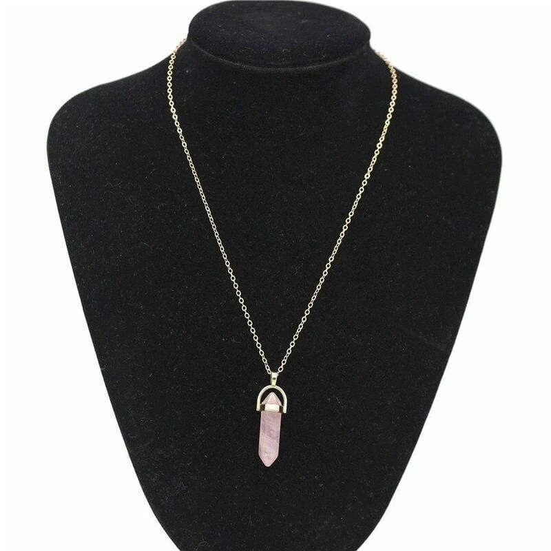 Crystal Bullet Style Choker Halskette Geschenk Frauen Lange Ketten Boho Anhänger Halskette Statement Zubehör Femme Neu
