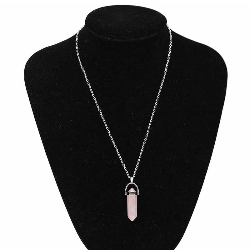 Crystal Bullet Style Choker Halskette Geschenk Frauen Lange Ketten Boho Anhänger Halskette Statement Zubehör Femme Neu