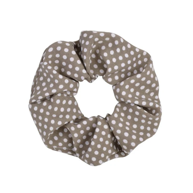 Damen Vintage Haargummi gepunktet kariert Haarseil Mädchen elastisches Haarband Pferdeschwanzhalter gestreiftes Gummiband Haarschmuck