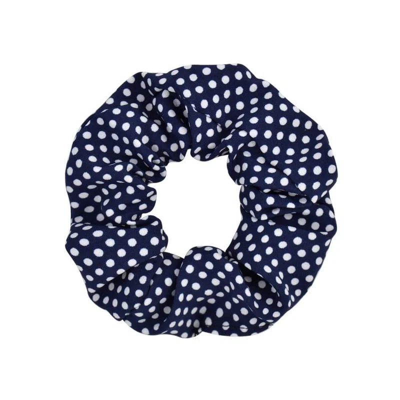 Damen Vintage Haargummi gepunktet kariert Haarseil Mädchen elastisches Haarband Pferdeschwanzhalter gestreiftes Gummiband Haarschmuck