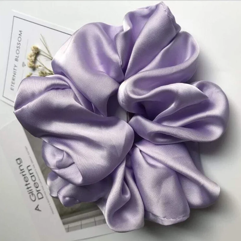 Übergroße Scrunchie Damen Mädchen Elastische Haargummibänder Accessoires Gummi Für Frauen Haarring Seil Pferdeschwanzhalter Kopfschmuck