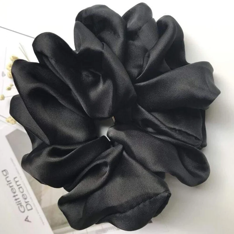Übergroße Scrunchie Damen Mädchen Elastische Haargummibänder Accessoires Gummi Für Frauen Haarring Seil Pferdeschwanzhalter Kopfschmuck