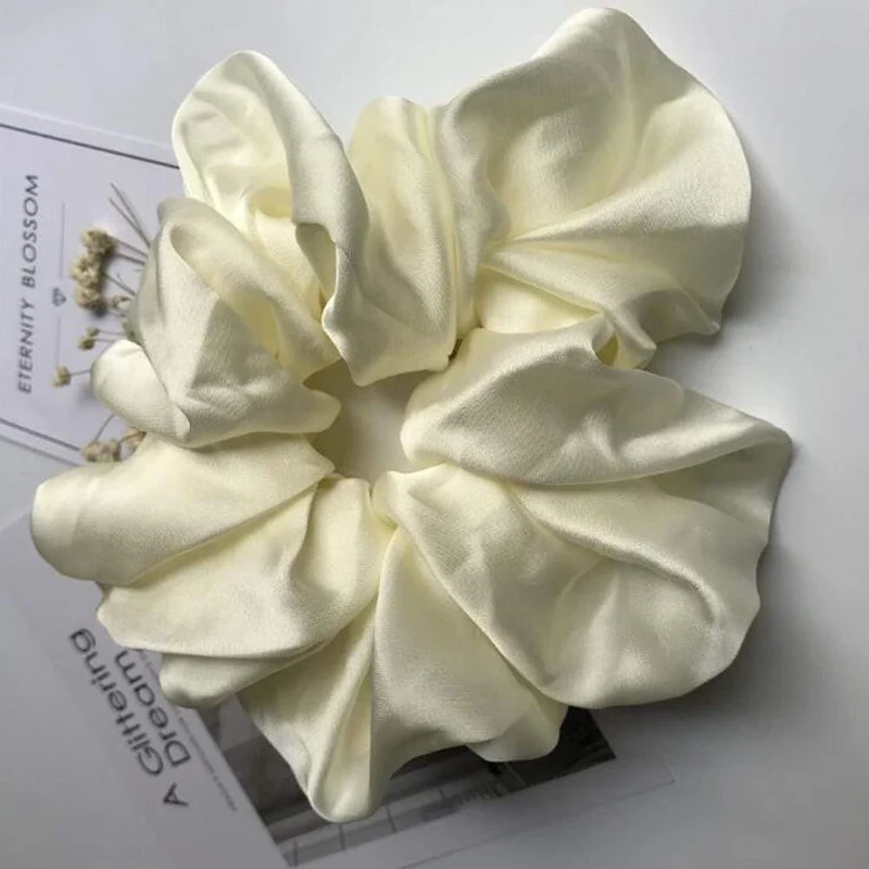 Übergroße Scrunchie Damen Mädchen Elastische Haargummibänder Accessoires Gummi Für Frauen Haarring Seil Pferdeschwanzhalter Kopfschmuck