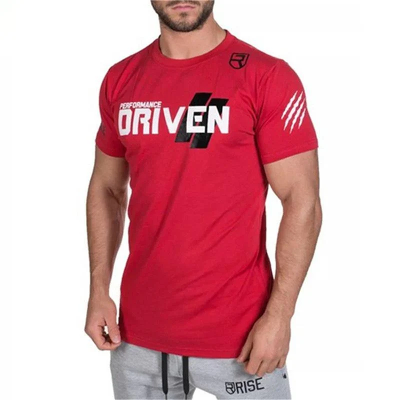 Männer Kurzarm Baumwolle T-Shirt New Casual Schwarz Solid Slim T-Shirt Männlich Jogger Gyms Fitness Bodybuilding Workout T-Shirts Tops