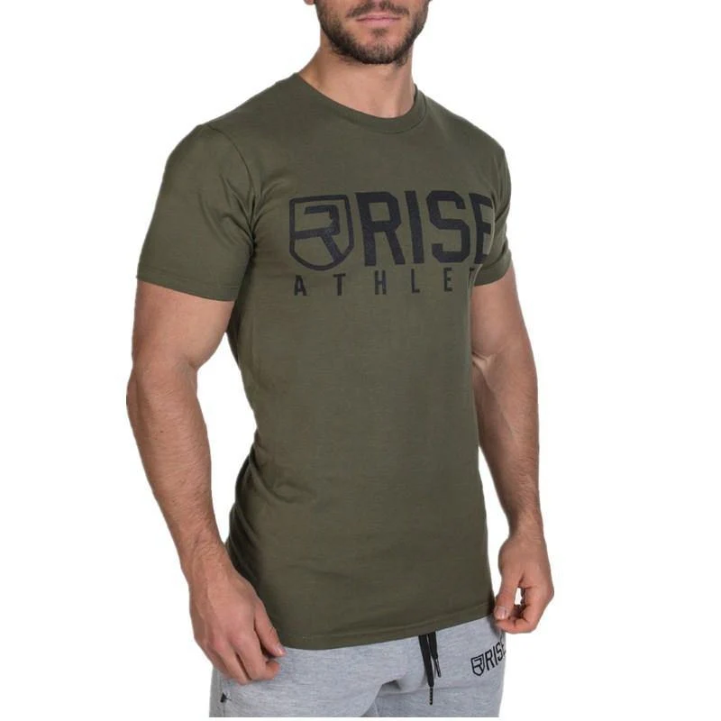 Männer Kurzarm Baumwolle T-shirt Neue Beiläufige Dünne Druck T-shirt Männliche Jogger Fitness-Studios Fitness Bodybuilding Tees Sommer Stil Tops