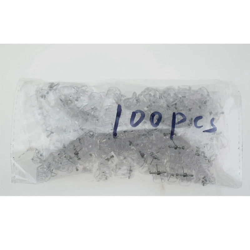 1cm 100 Stück / Packung Haar Klauenclips für Frauen Mädchen Zubehör Schwarz Braun Transparent Kunststoff Mini Klauen Haarspange Klammer Geschenke