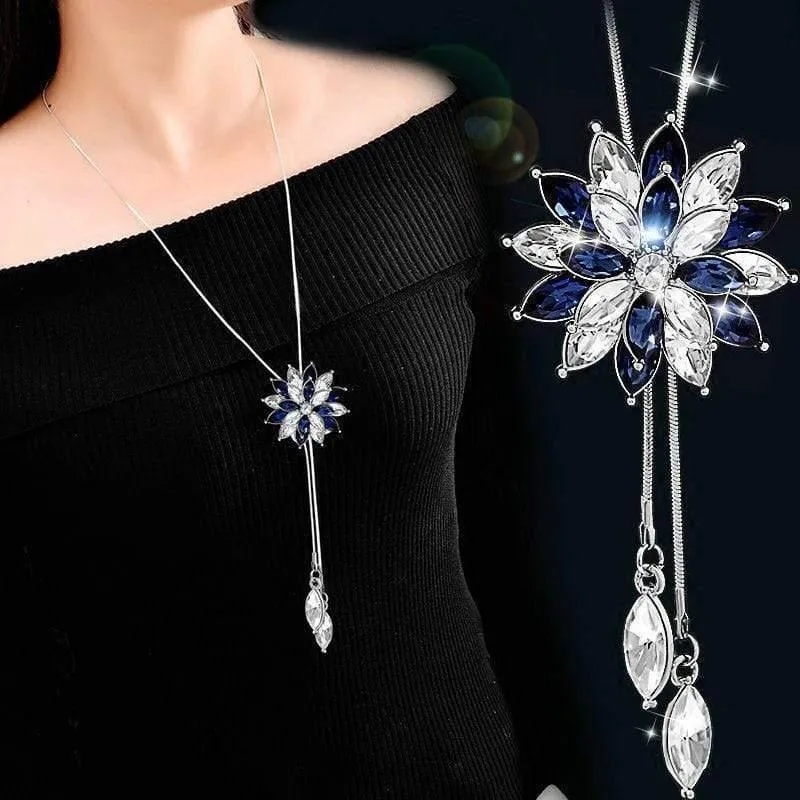 Mode Elegante simulierte Perle Choker Halsketten für Frauen Silber Farbkette Lange Halskette Anhänger Schmuck Accessoires Trendy